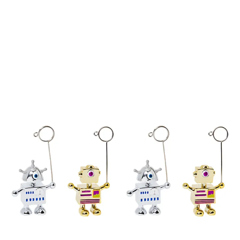 Porte-Cartes de Noël Figurines Robots Pop