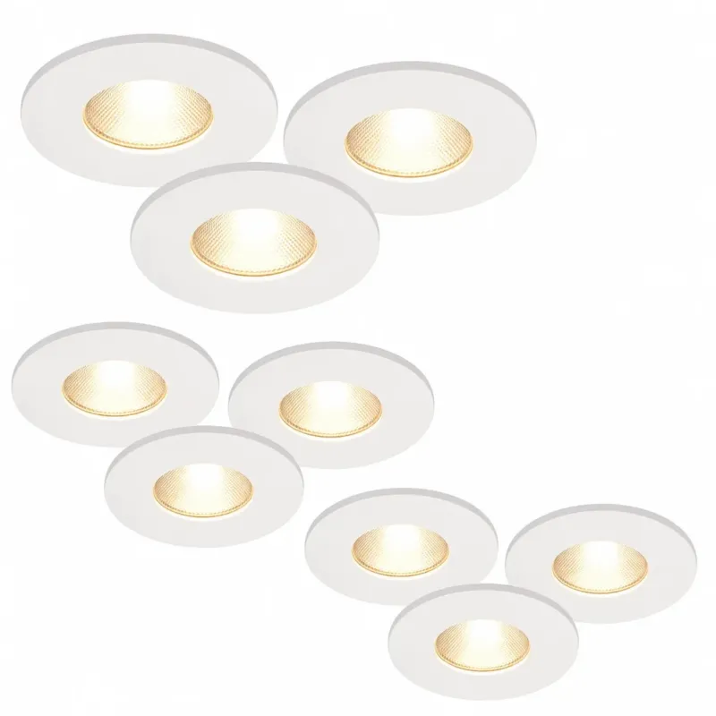 Das 9er Set LED Einbauspots MD-315