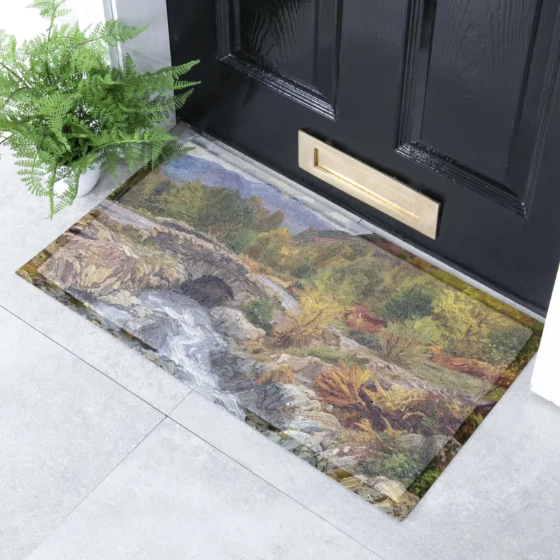 Autumn Nature Landscape Doormat