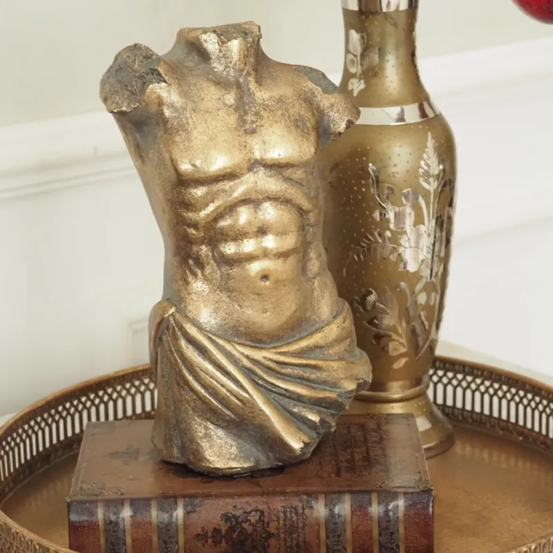 Torso Gold · Männlicher Figurentorso im antikisierenden Fragmentstil