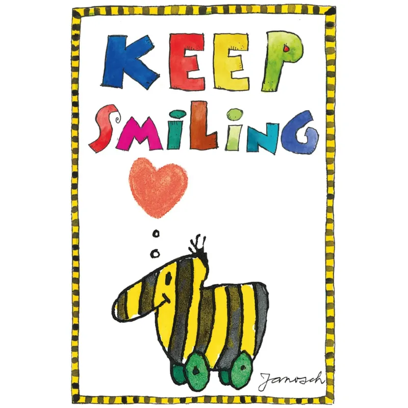 Janosch Blechschild - Keep Smiling Tigerente