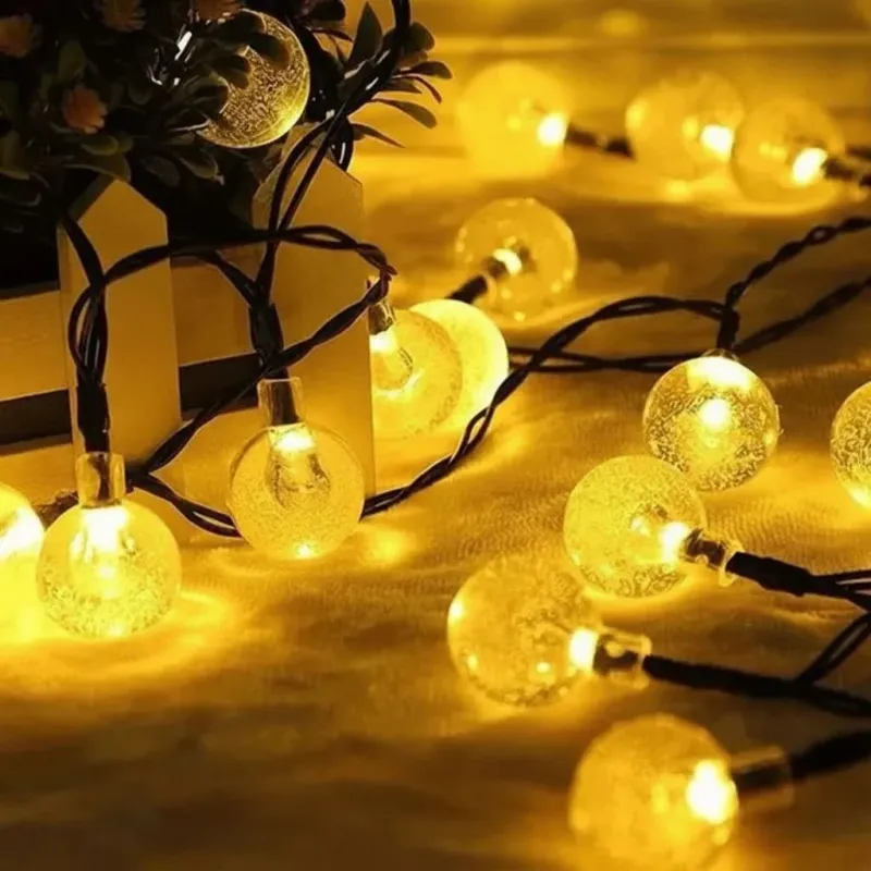 FAIRYNEST – Crystal Garland Lights for Garden & Patio Parties